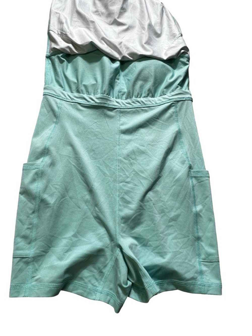 Ideology tennis Dress Ice Mint Brown Print Built-In jumper romper Shorts small‎ - Picture 6 of 12